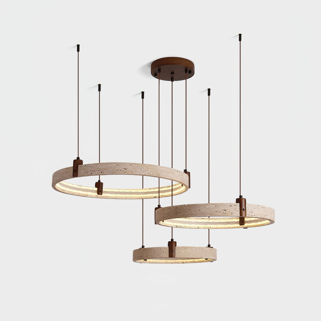 Orvinir Travertine Chandelier