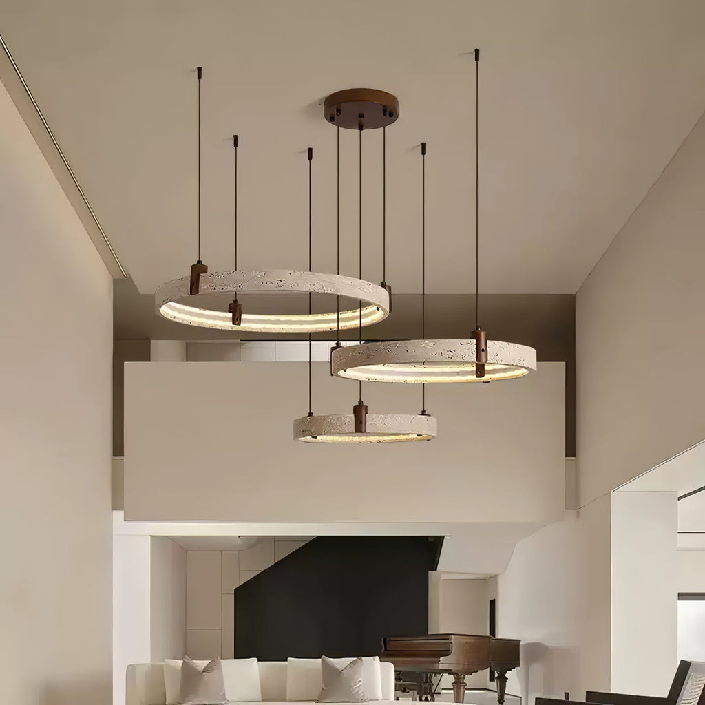 Orvinir Travertine Chandelier
