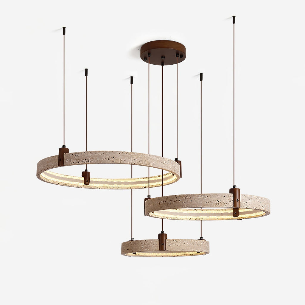 Orvinir Travertine Chandelier