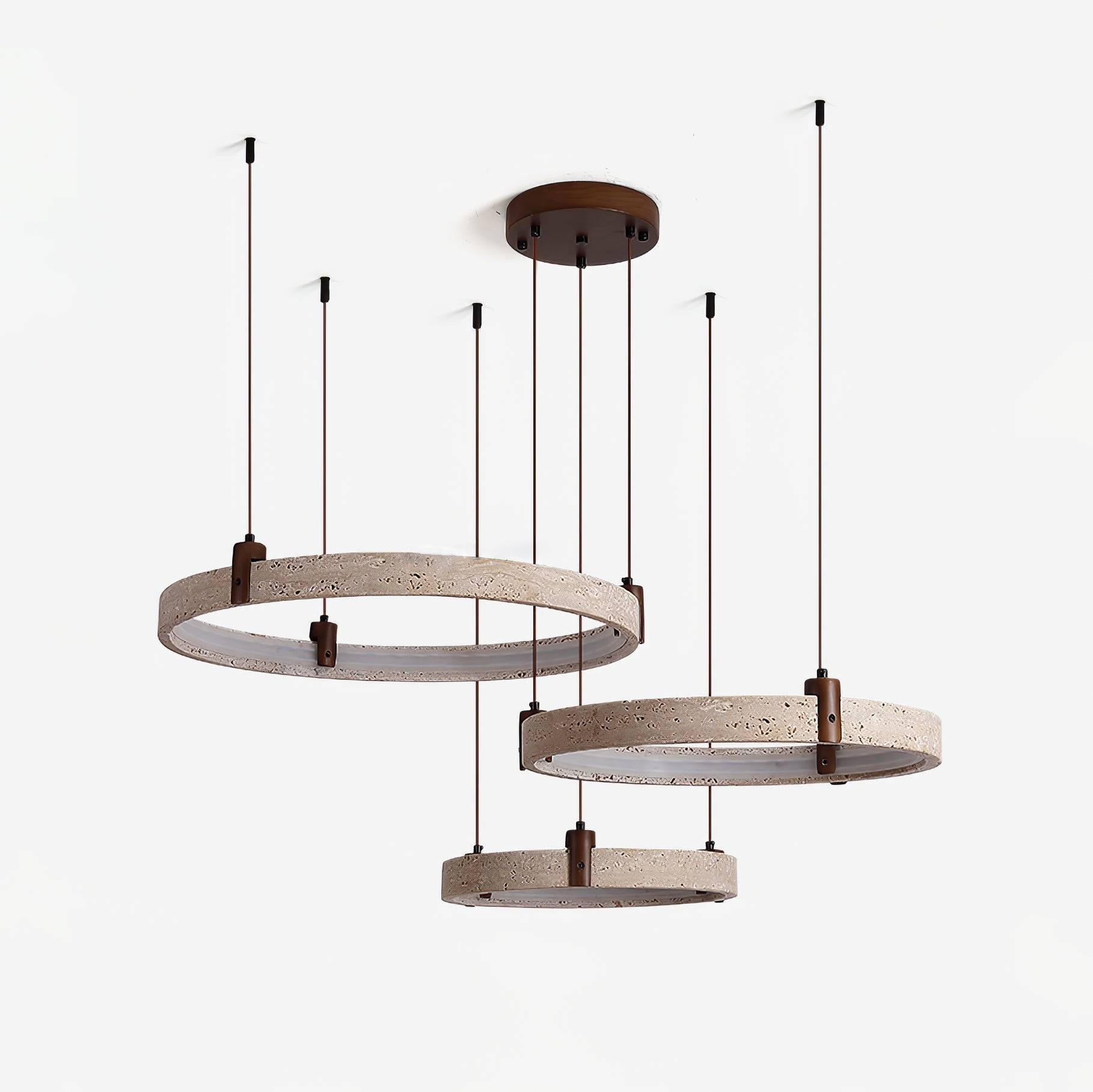 Orvinir Travertine Chandelier