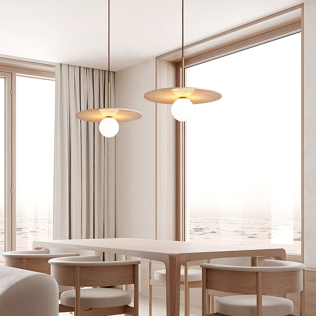 Vera Travertine Pendant Light