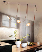 Ritta Chandelier Travertine Multi-Pendant