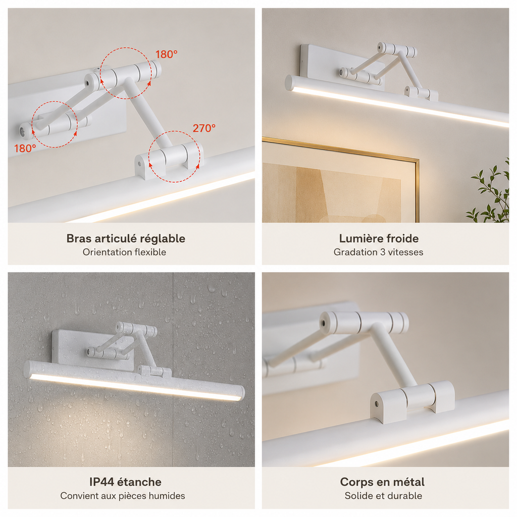 Volo Wall Light Linéaire Adjustable Simple Bedroom