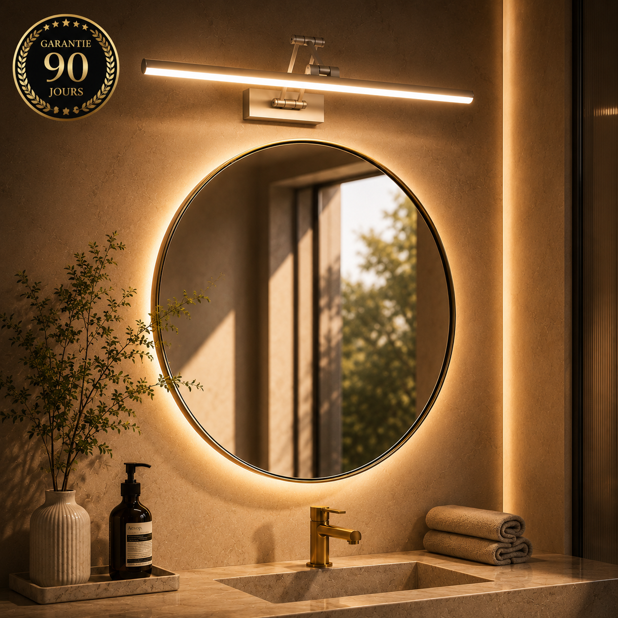 Volo Wall Light Linéaire Adjustable Simple Bedroom