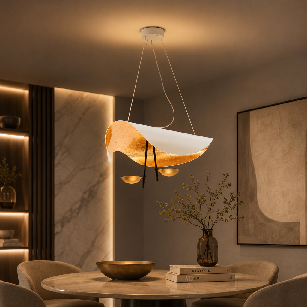 Jexie Ceiling Light Feuille Modern Living Room Bedroom
