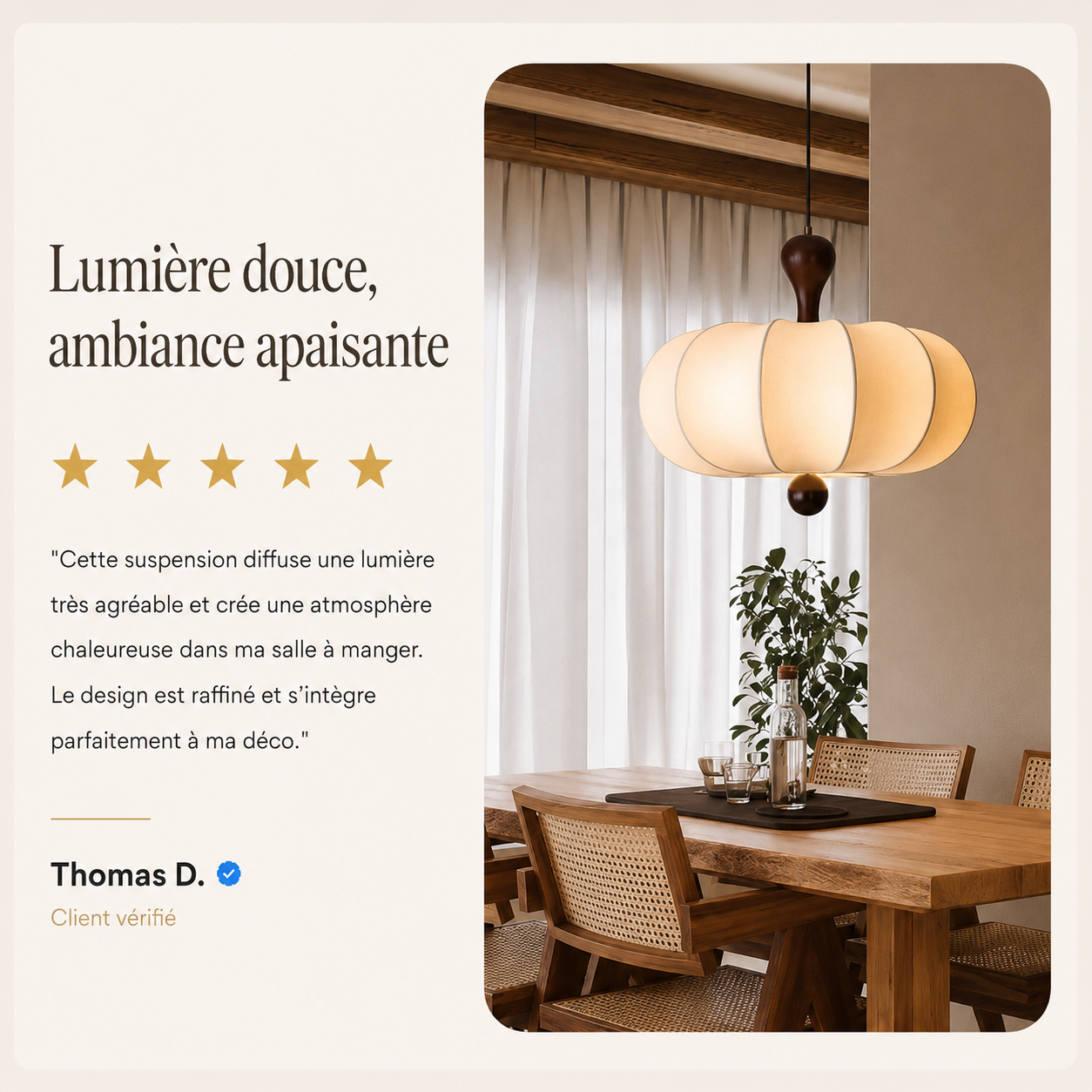 Jovian Pendant Light Sculptée