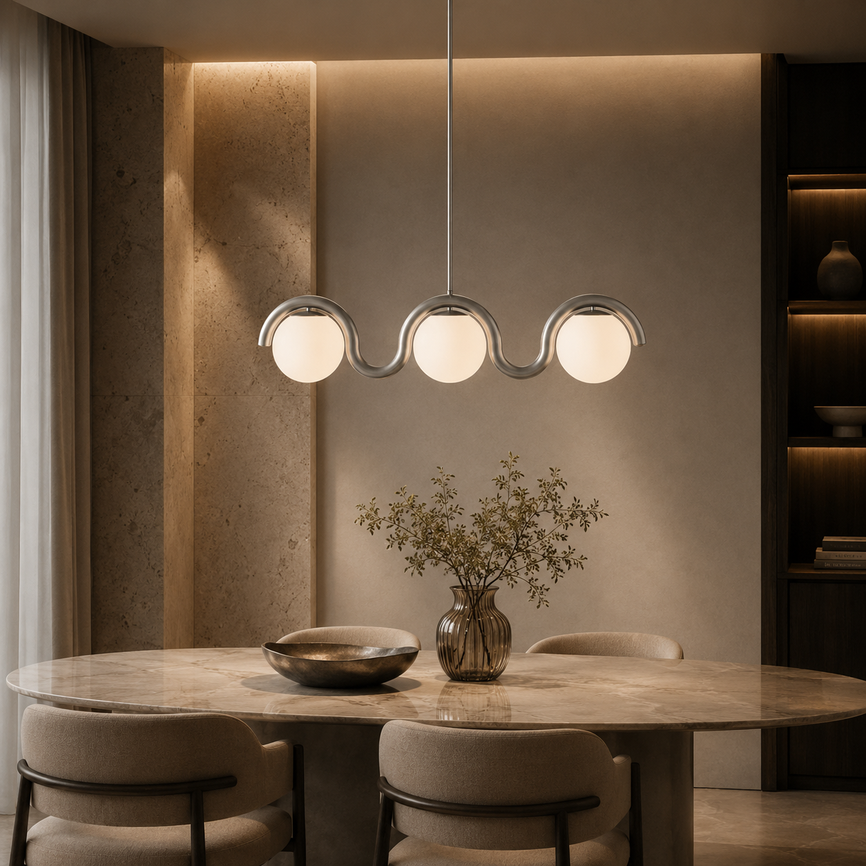 Uvanda Chandelier Linéaire
