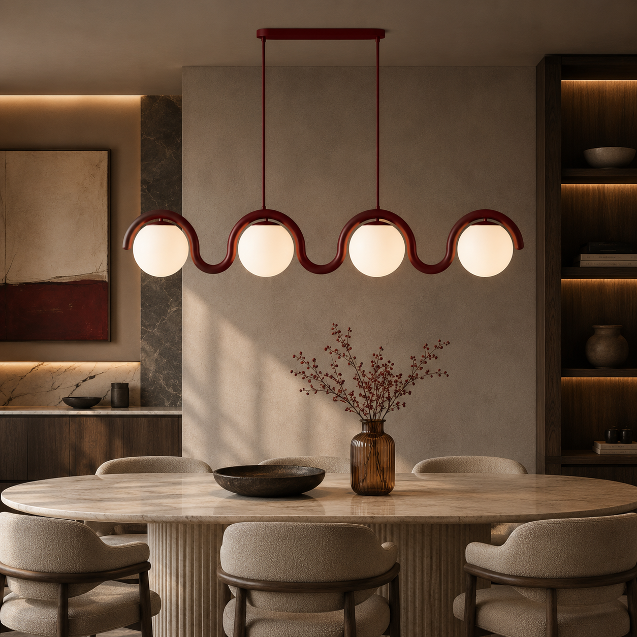 Uvanda Chandelier Linéaire