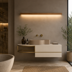 Dwyn Wall Light Miroir Linéaire Minimalist Wood Living Room