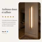 Dwyn Wall Light Miroir Linéaire Minimalist Wood Living Room