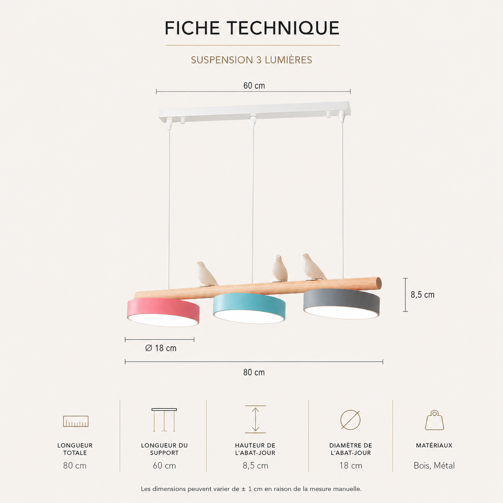 Cliff Pendant Light Oiseau