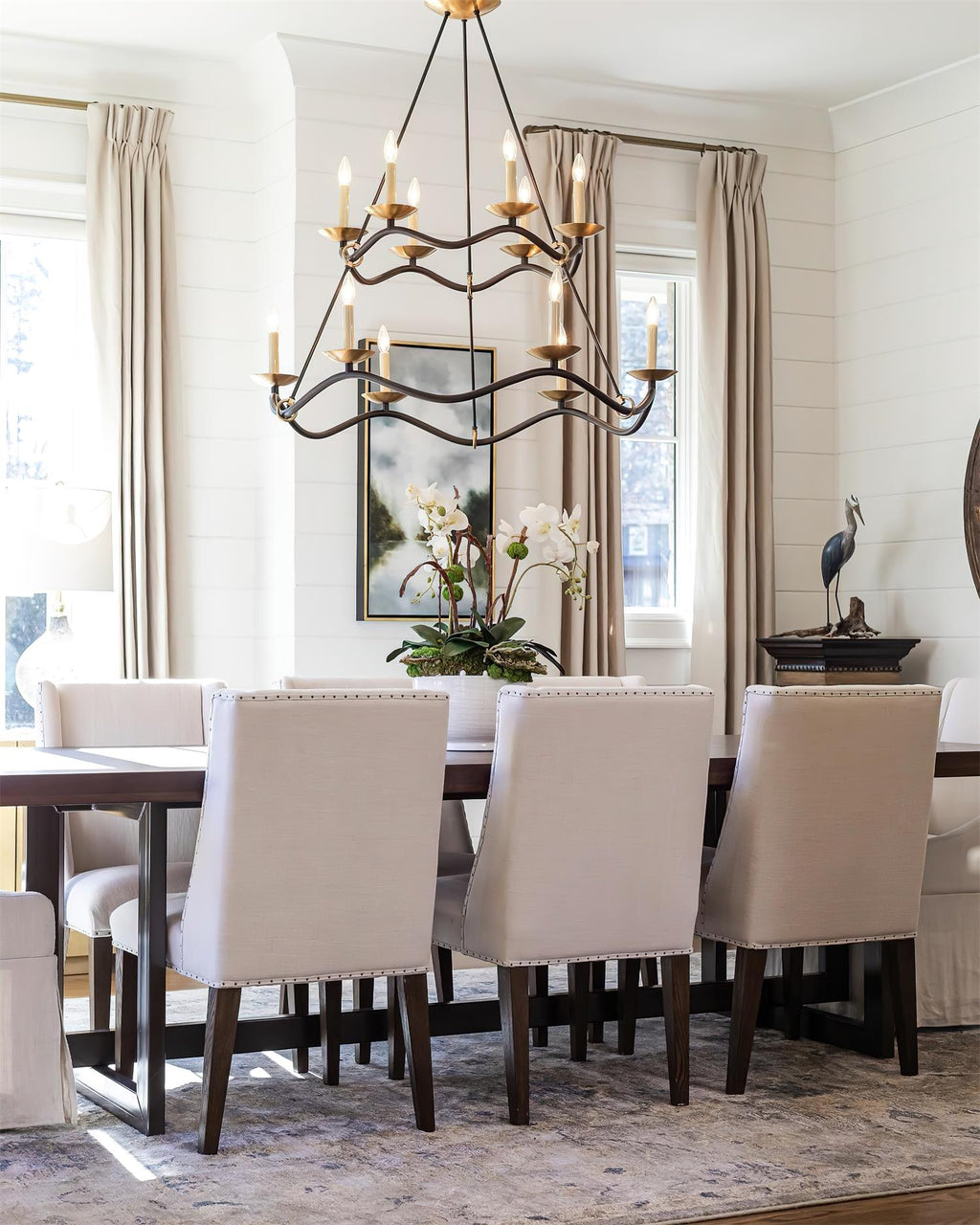 Juvin Two-Tier Candle Chandelier