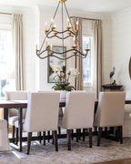 Juvin Two-Tier Candle Chandelier