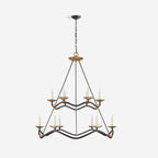 Juvin Two-Tier Candle Chandelier