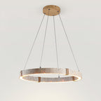 Ritta Ring  Travertine Pendant Light