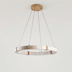 Ritta Ring  Travertine Pendant Light