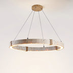 Lumae Ring Travertine Pendant Light