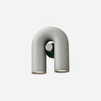 Arisha Wall Lamp U-shaped Design LED Metal, Black/Blue/Gray/Red, Bedroom
