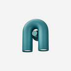 Arisha Wall Lamp U-shaped Design LED Metal, Black/Blue/Gray/Red, Bedroom
