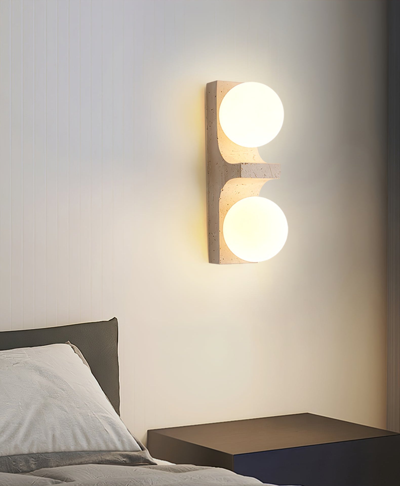 Umiren  Travertine Wall Light