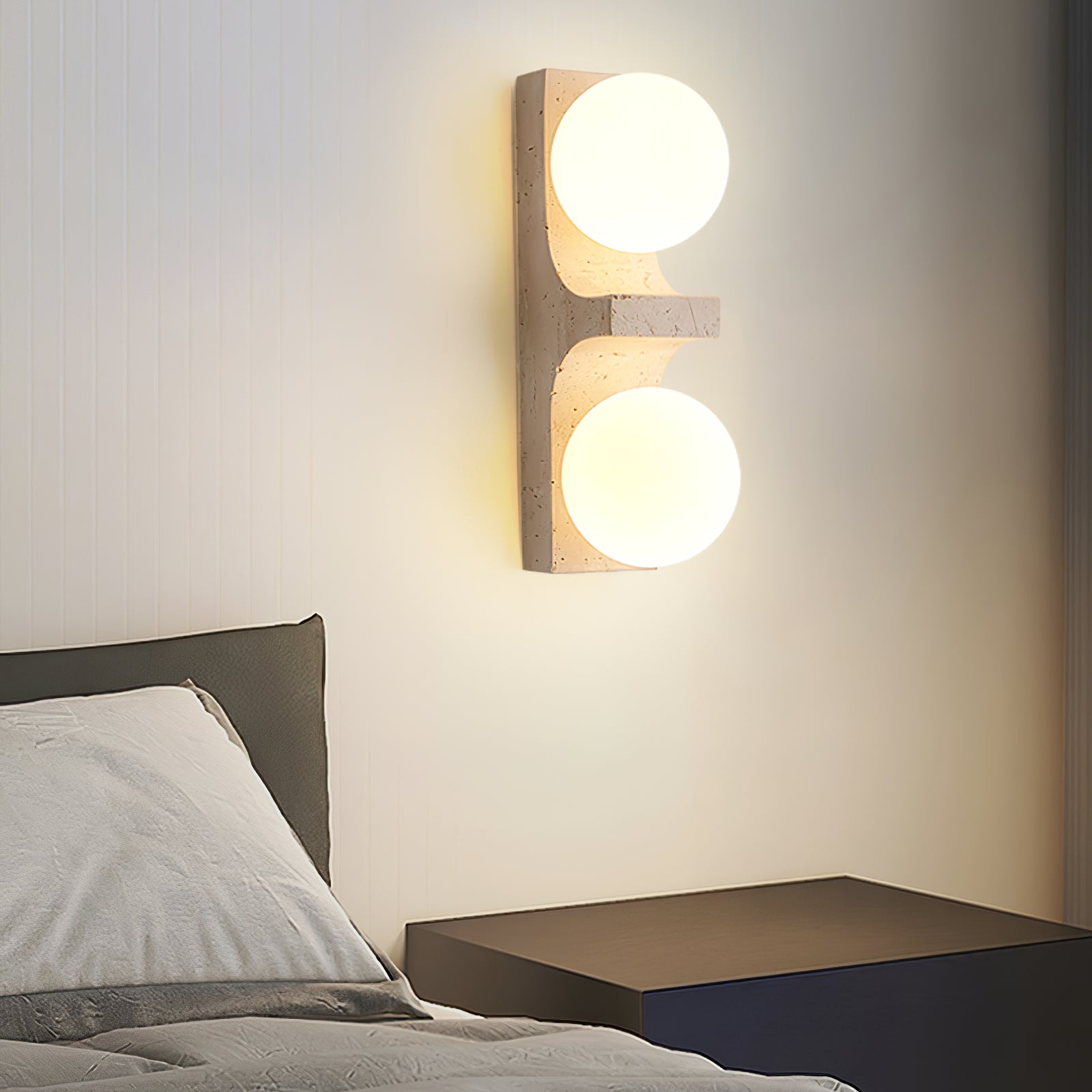 Umiren  Travertine Wall Light