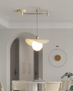 Pendant Lamp Tiffany Glass Floral Shade Art