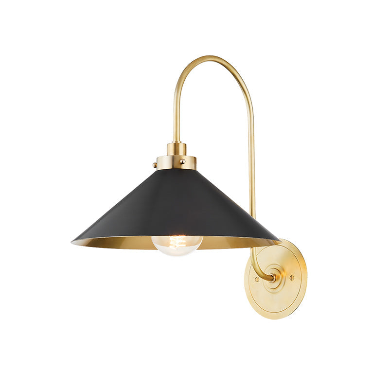 Helena Vintage Indoor Wall Lamp Brass