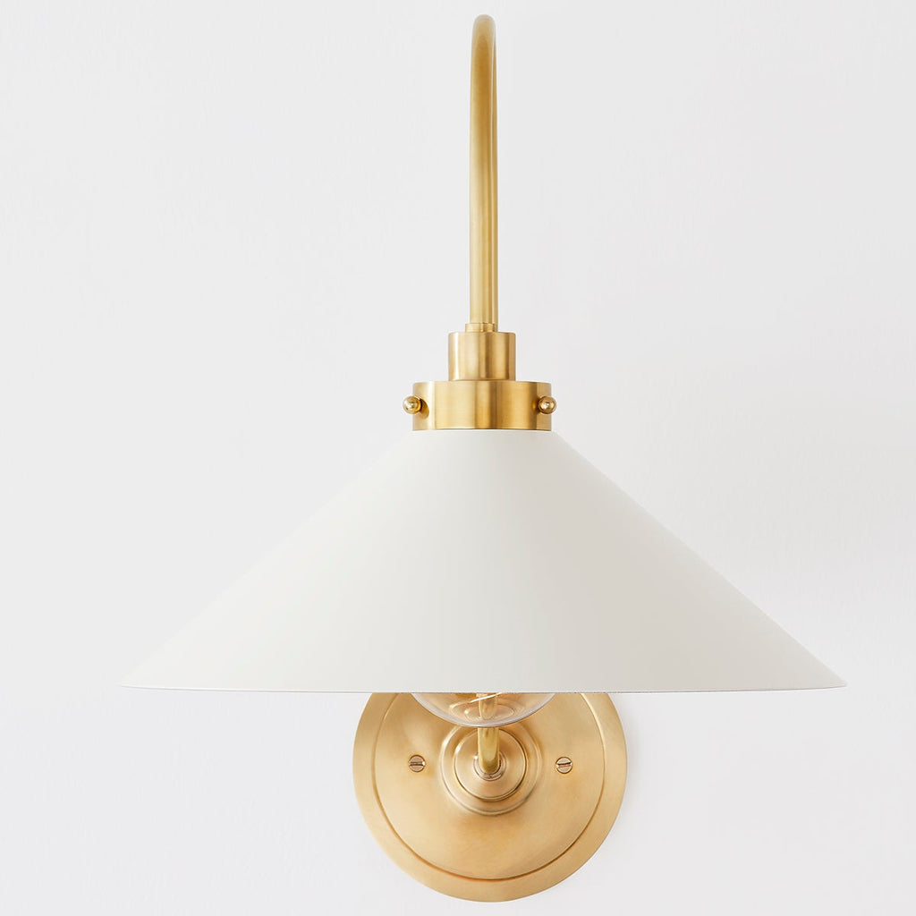 Helena Vintage Indoor Wall Lamp Brass
