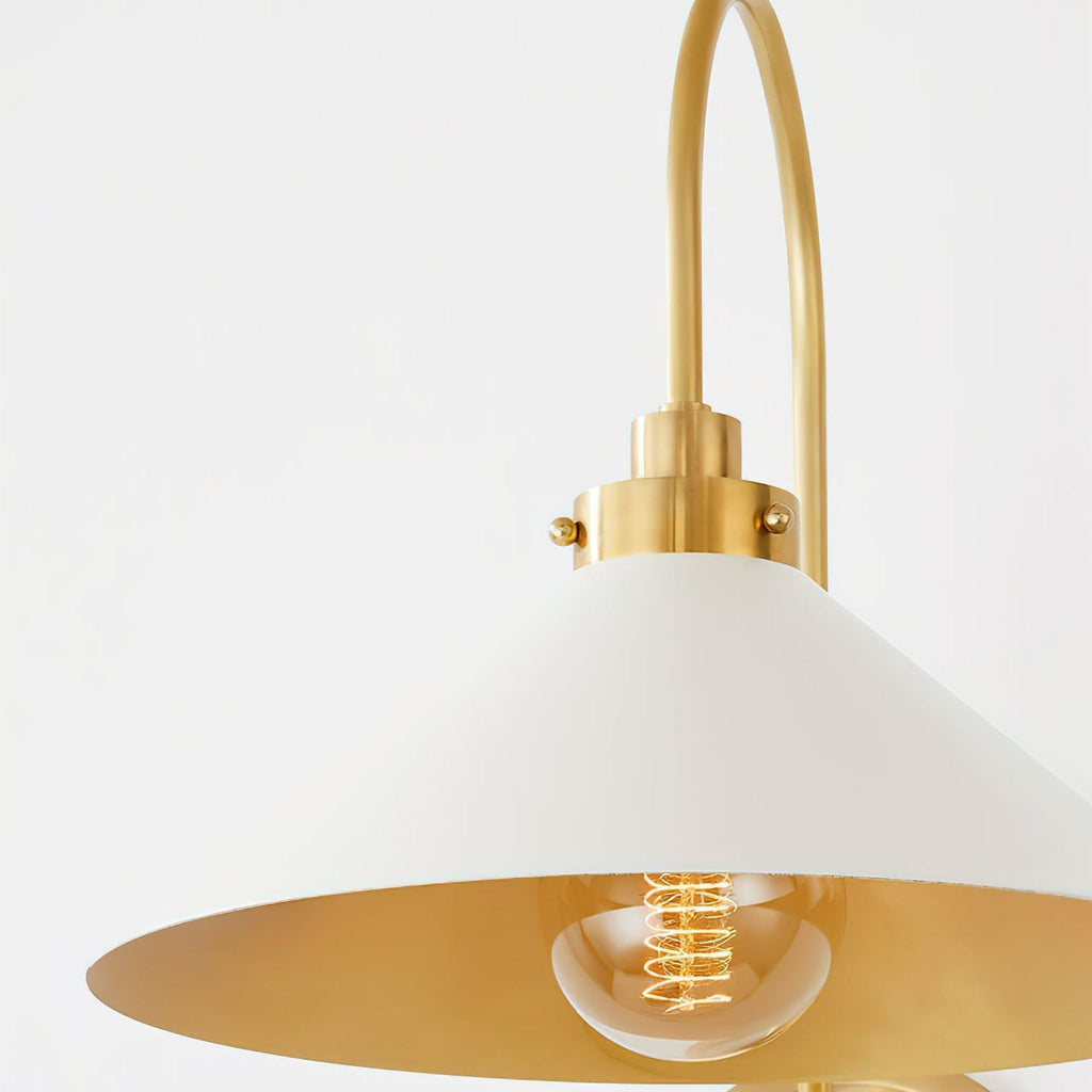 Helena Vintage Indoor Wall Lamp Brass