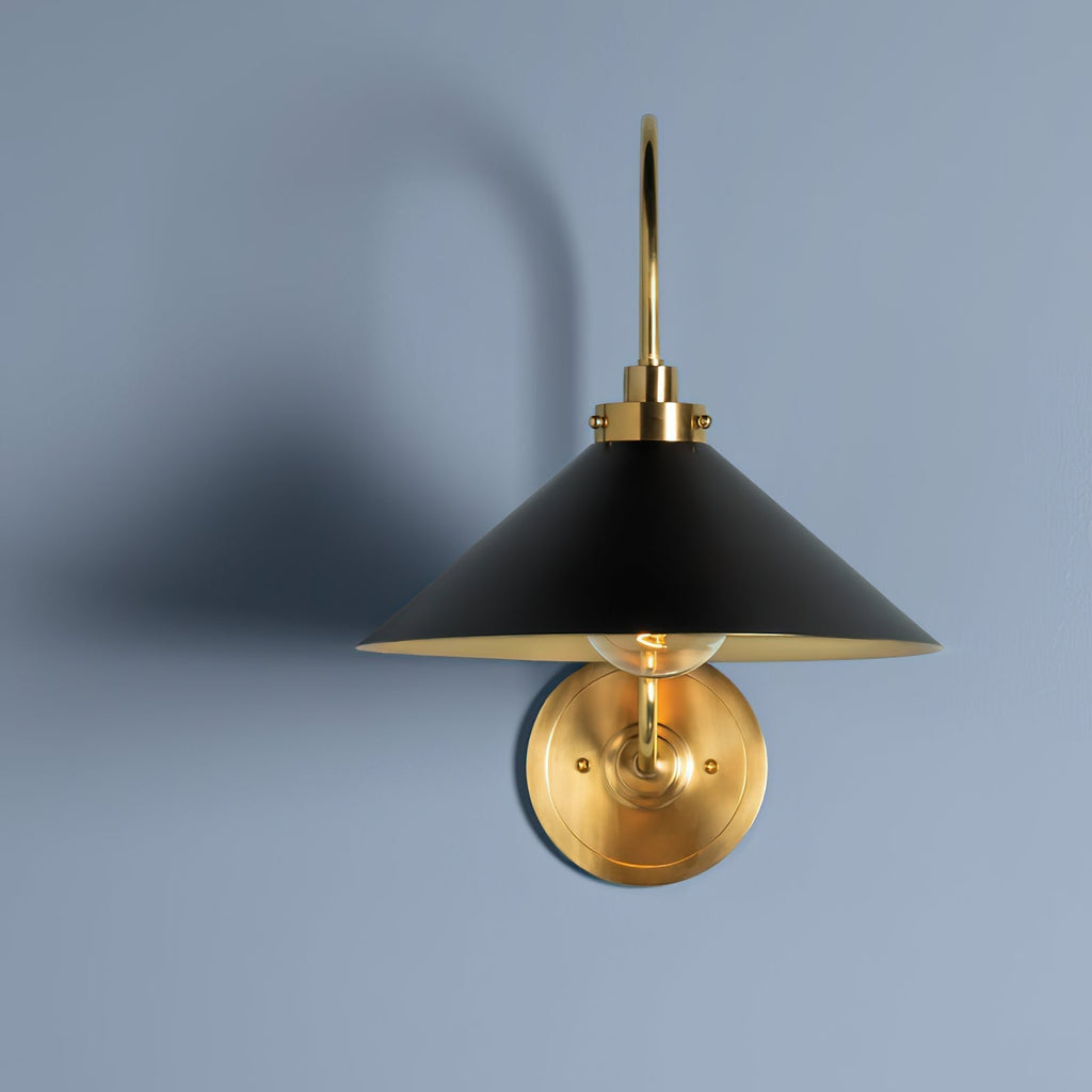 Helena Vintage Indoor Wall Lamp Brass