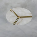 Aveline Alabaster Flush Mount Ceiling Light