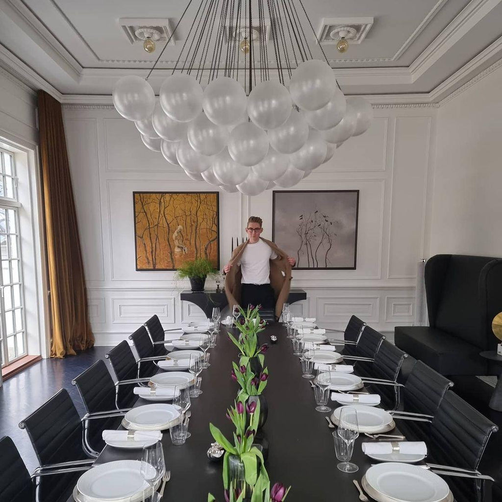 Fayne Glass Globe Pendant Light Bubble