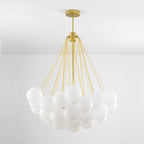 Fayne Glass Globe Pendant Light Bubble