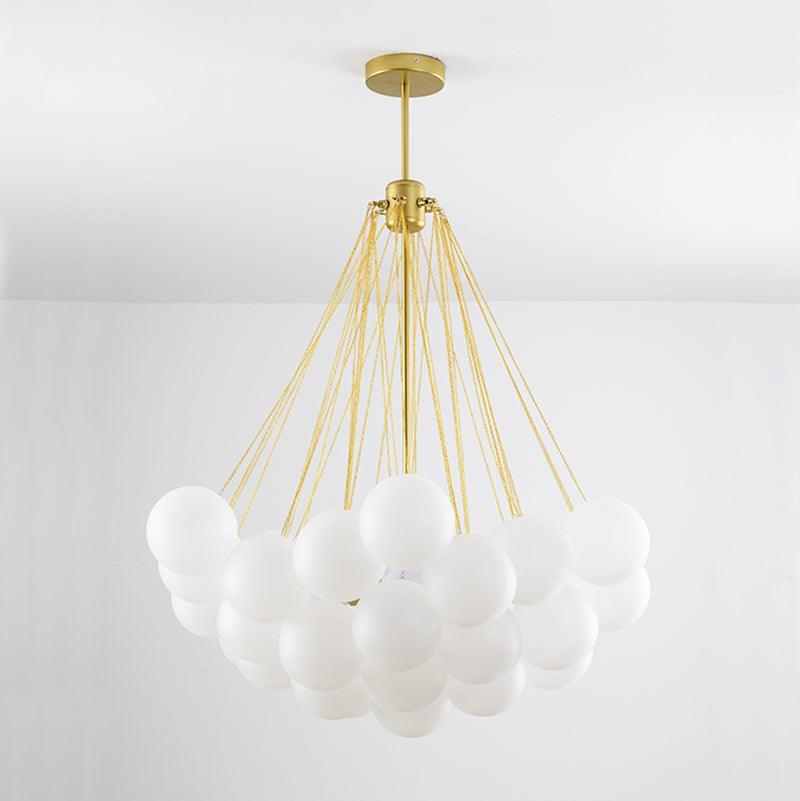 Fayne Glass Globe Pendant Light Bubble