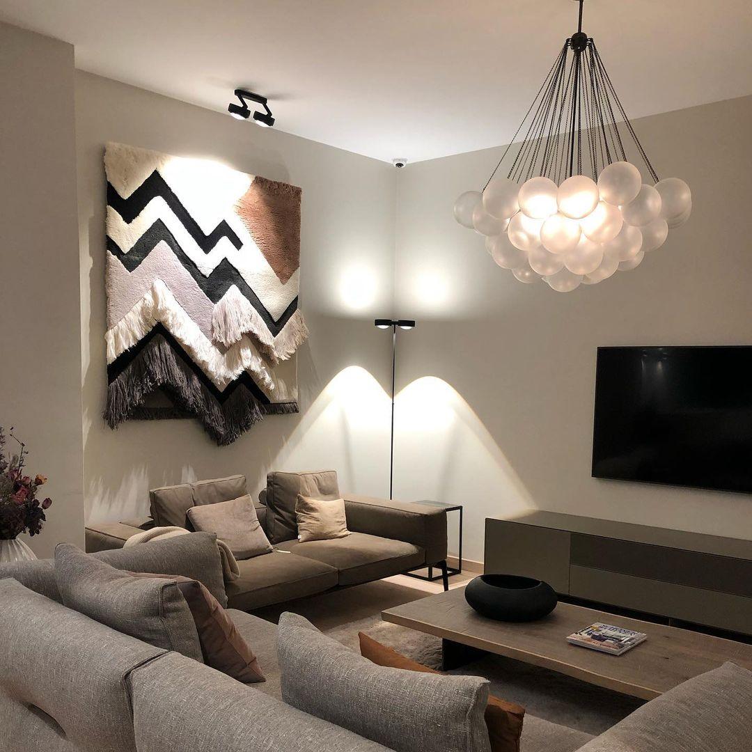 Fayne Glass Globe Pendant Light Bubble