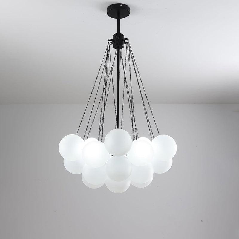 Fayne Glass Globe Pendant Light Bubble