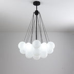 Fayne Glass Globe Pendant Light Bubble