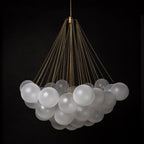 Fayne Glass Globe Pendant Light Bubble