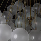 Fayne Glass Globe Pendant Light Bubble