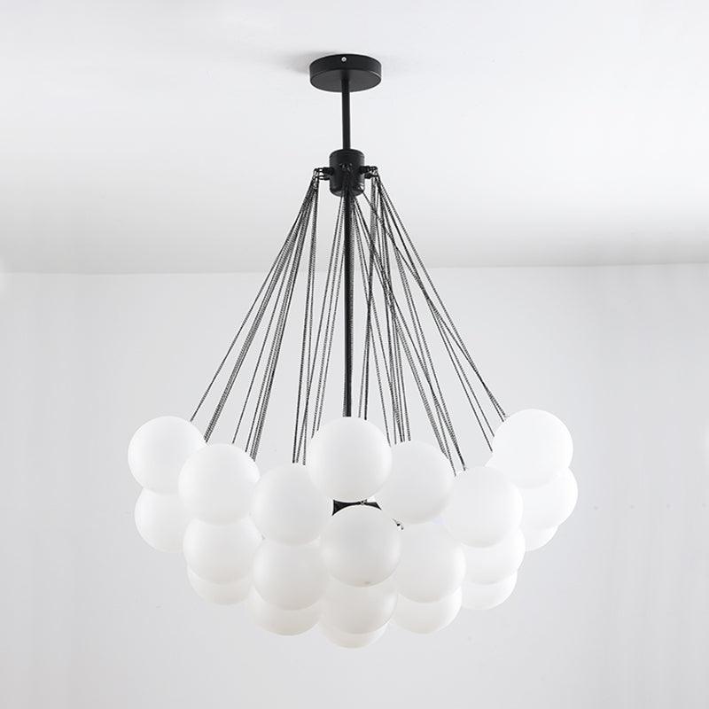 Fayne Glass Globe Pendant Light Bubble