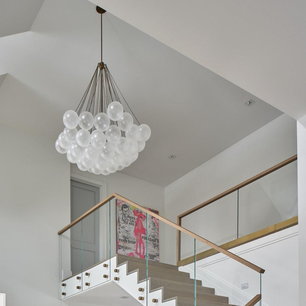 Fayne Glass Globe Pendant Light Bubble