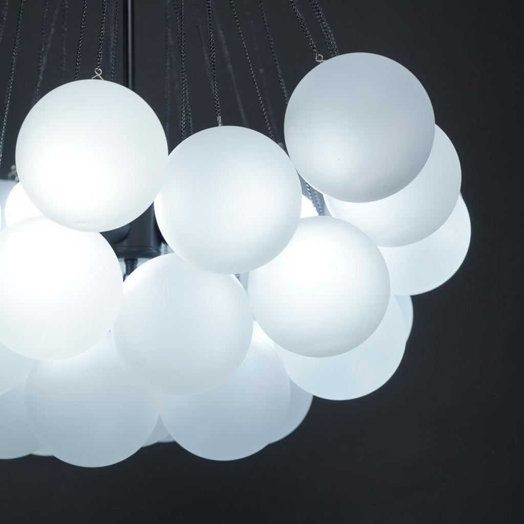 Fayne Glass Globe Pendant Light Bubble