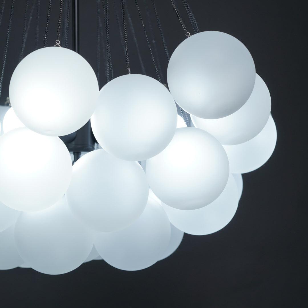 Fayne Glass Globe Pendant Light Bubble