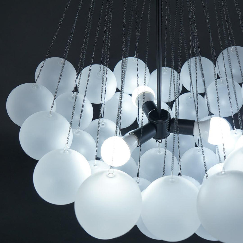 Fayne Glass Globe Pendant Light Bubble