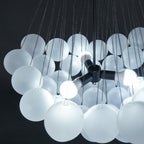Fayne Glass Globe Pendant Light Bubble