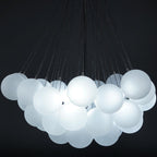 Fayne Glass Globe Pendant Light Bubble