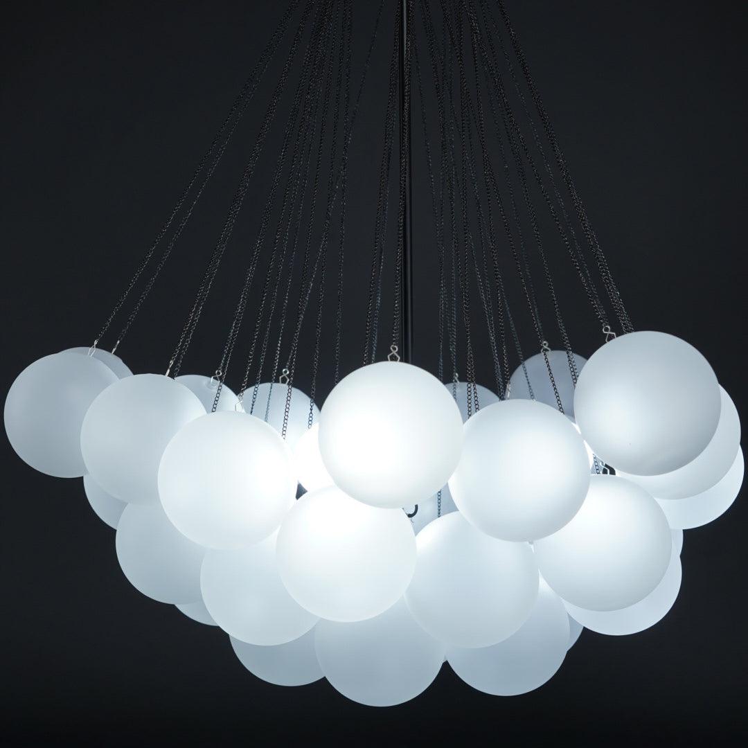 Fayne Glass Globe Pendant Light Bubble