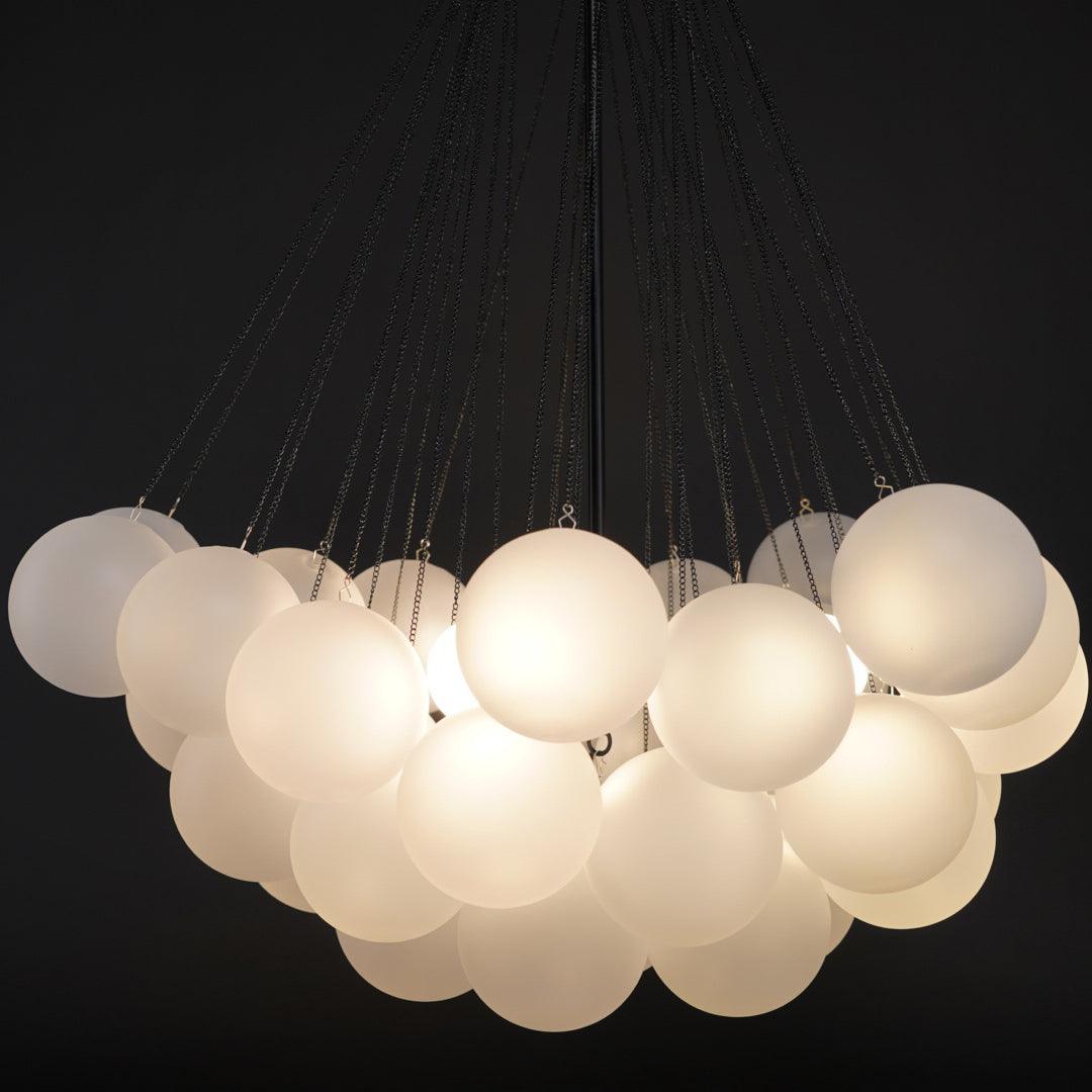 Fayne Glass Globe Pendant Light Bubble