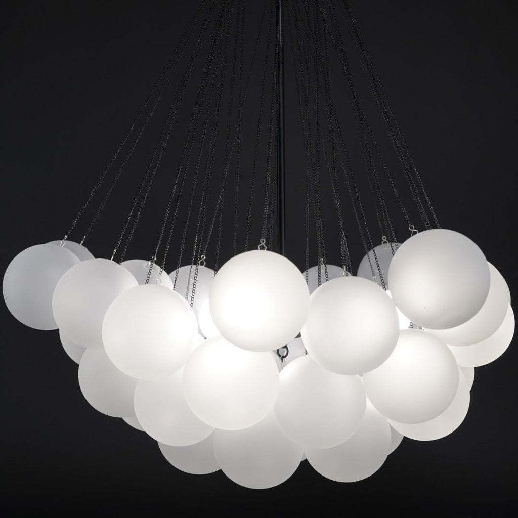 Fayne Glass Globe Pendant Light Bubble