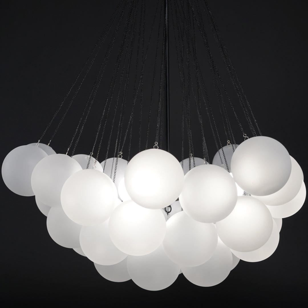 Fayne Glass Globe Pendant Light Bubble